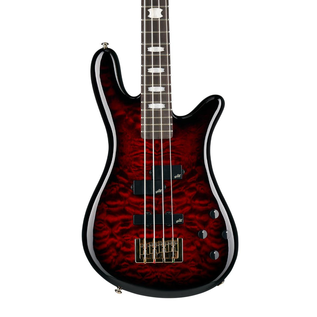 Spector Icon NS 2 Bolt-On 4-String Bass w/ Aguilar Pickups - Black Cherry Gloss