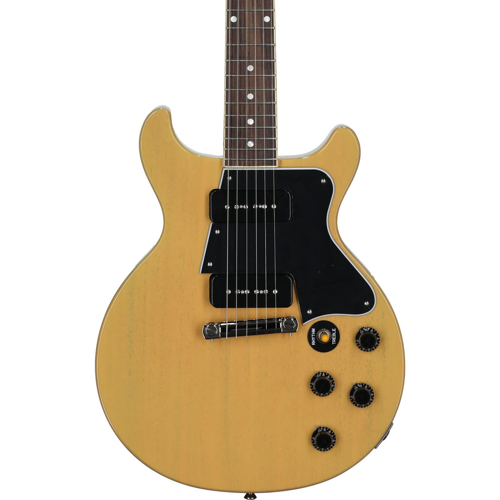 Epiphone Inspired by Gibson Custom 1960 Les Paul Special Double Cut Reissue Guitar w/ Hardshell case - TV Yellow