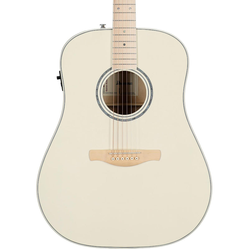 Ibanez AAD77M1E Acoustic-Electric Guitar - Open Pore Antique White