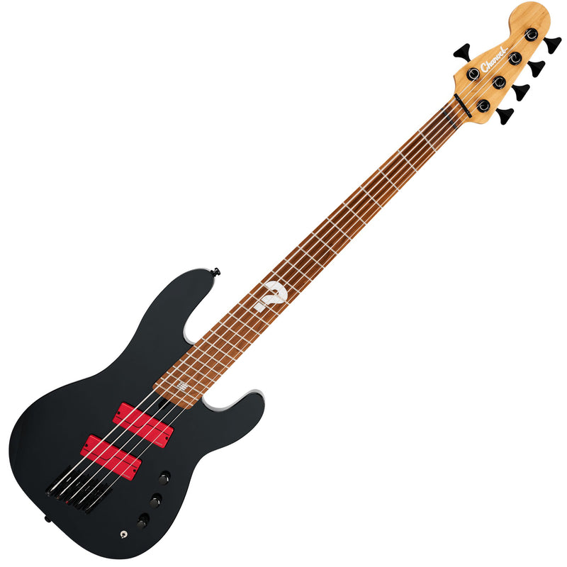 Charvel Sleep Token iii Signature Pro-Mod San Dimas Bass V w/Caramelized Maple Fingerboard - Black