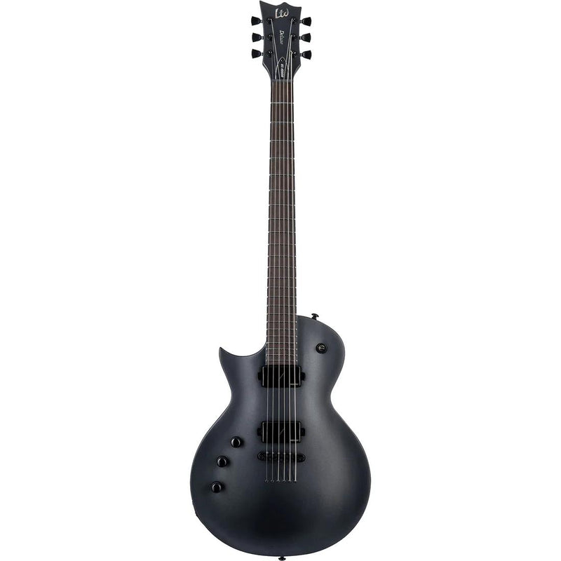 ESP LTD Eclipse EC-1000 Baritone Left Handed Guitar w/ Fishman Fluence Pickups - Charcoal Metallic Satin