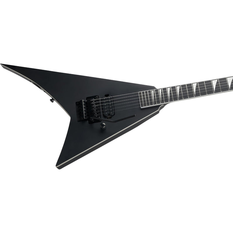 Jackson Pro Plus Pure Metal Limited Edition Rhoads RR1A Guitar w/ Bare Knuckles Pickup & Gig Bag - Satin Black