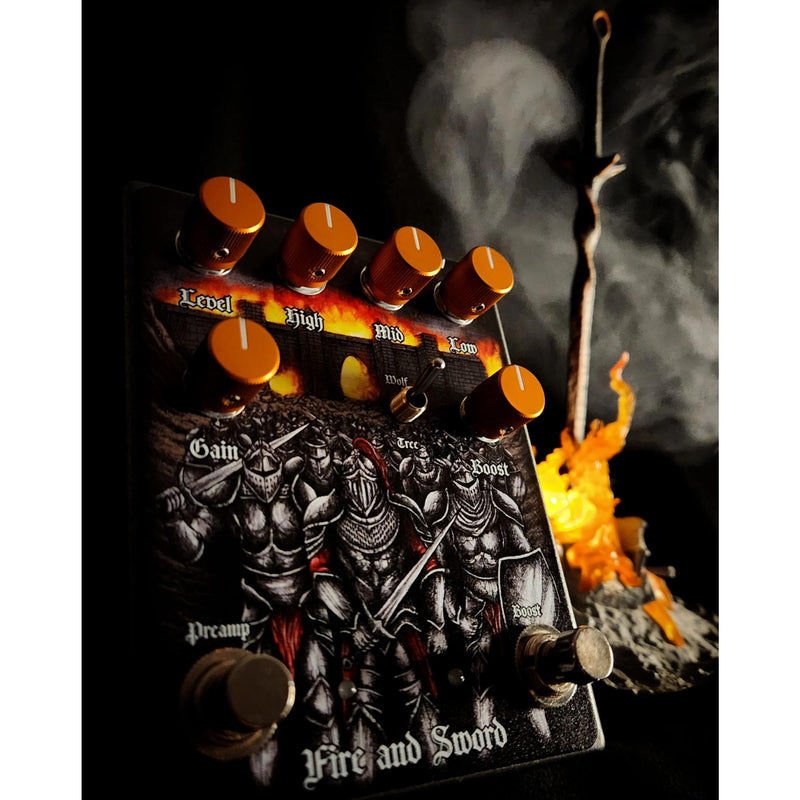 Highwind Amplification Fire & Sword Dual-Overdrive & Boost Pedal