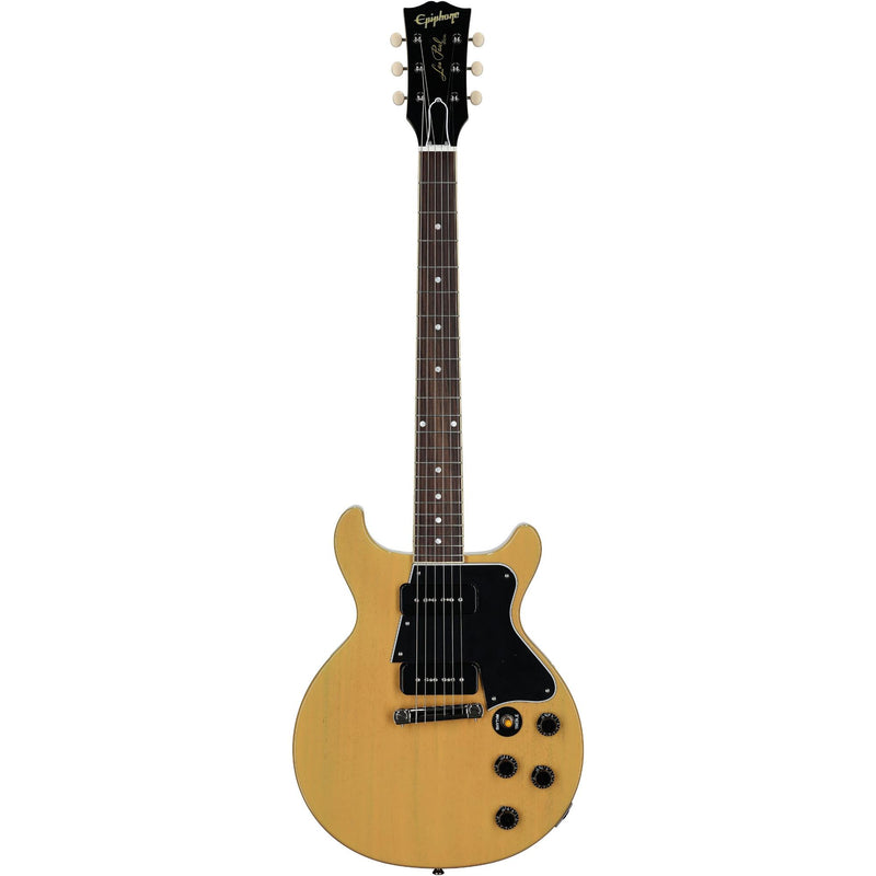Epiphone Inspired by Gibson Custom 1960 Les Paul Special Double Cut Reissue Guitar w/ Hardshell case - TV Yellow