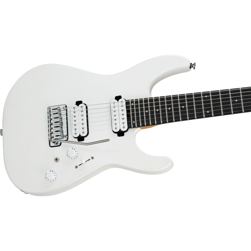 Charvel Pro-Mod Plus 7-String Limited Edition DK24-7 HH 2PT EB Guitar w/ Seymour Duncan Pickups & Gig Bag - Celestial Silk