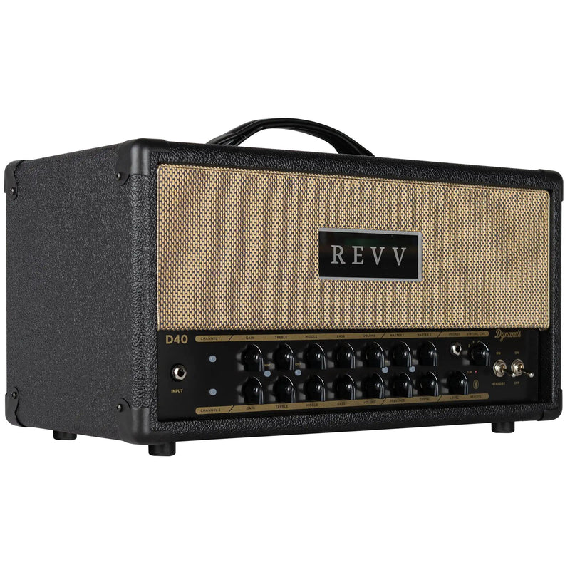 Revv Dynamis D40 2-channel 40/10-Watt Tube Guitar Amplifier Head