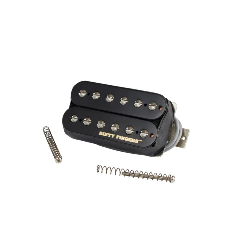 Gibson Dirty Fingers Hot Ceramic 8 4-Conductor Potted 15k Humbucker Pickup - Double Black