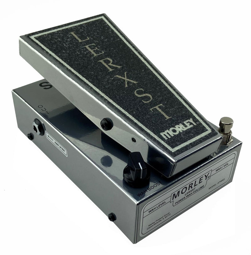 Lerxst ATWAS All The World’s A Stage Wah / Volume Pedal w/ Hand-Signed Backstage Laminate - Chrome