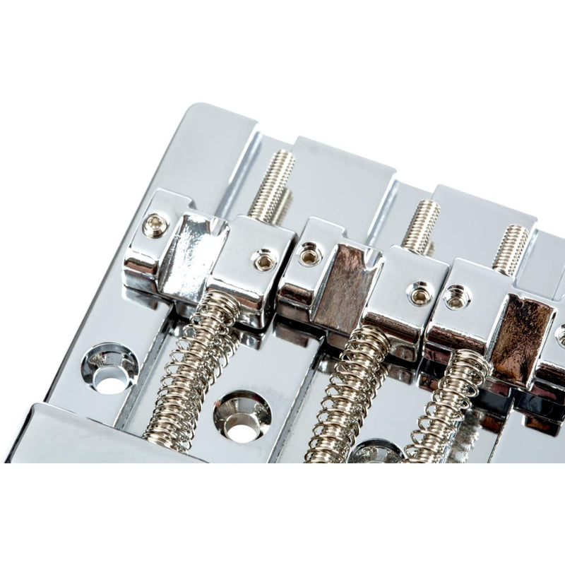 Fender HiMass 4-String Bass Bridge Assembly w/ Brass Saddles - Chrome