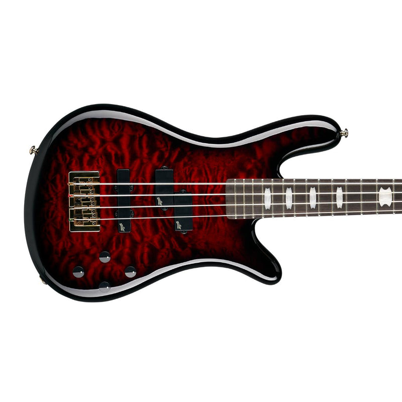 Spector Icon NS 2 Bolt-On 4-String Bass w/ Aguilar Pickups - Black Cherry Gloss