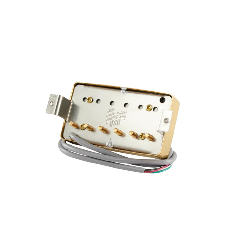 Gibson 498T Hot Alnico 5 Treble 4-Conductor Potted 14.2k Bridge Humbucker Pickup - Gold