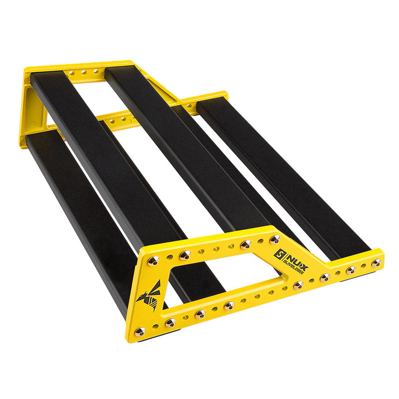 NUX NPB-S Bumblebee Customizable 2-Tier Pedal Board w/ Carry Bag - Small