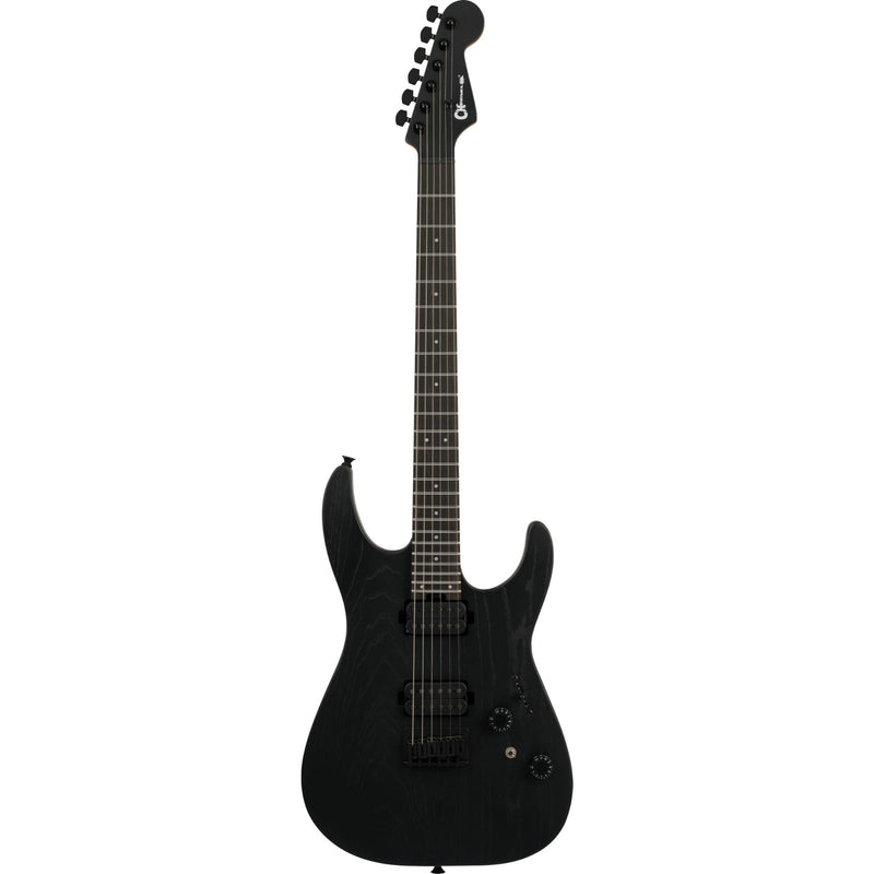 Charvel Pro-Mod Plus Dinky DK24 HH HT EB w/ Seymour Duncan Pickups & Gig Bag - Black Ash