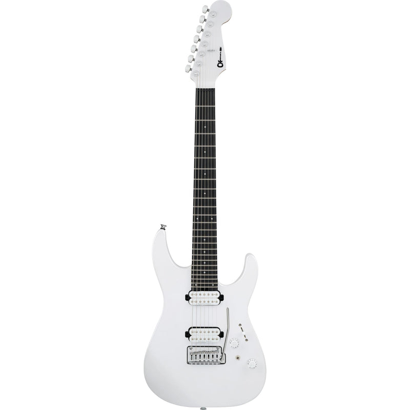 Charvel Pro-Mod Plus 7-String Limited Edition DK24-7 HH 2PT EB Guitar w/ Seymour Duncan Pickups & Gig Bag - Celestial Silk