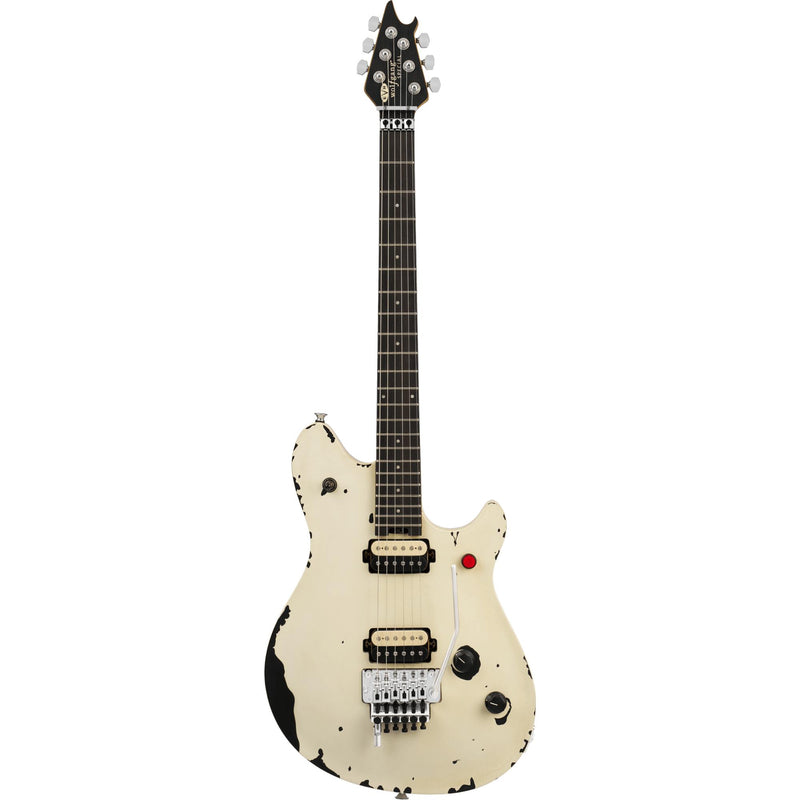 EVH Limited Edition Wolfgang Special Striped Series Guitar w/ Gig Bag - Distressed Ivory