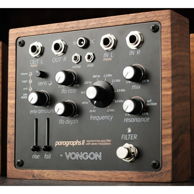 VONGON Paragraphs II Resonant Low Pass Filter Pedal