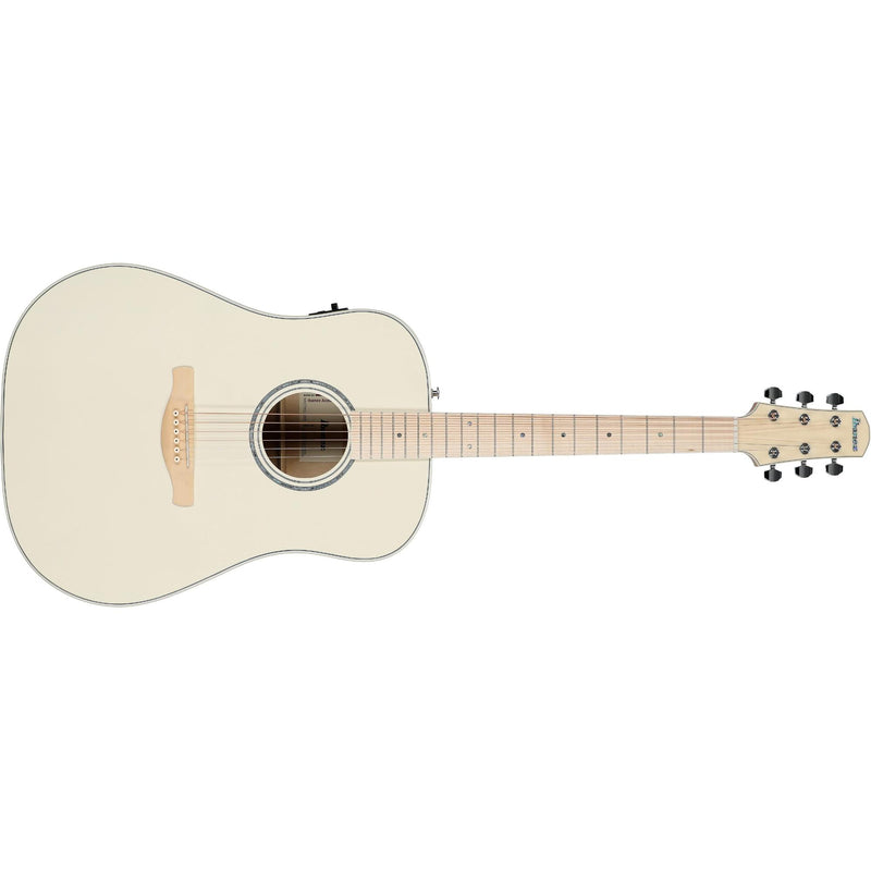 Ibanez AAD77M1E Acoustic-Electric Guitar - Open Pore Antique White