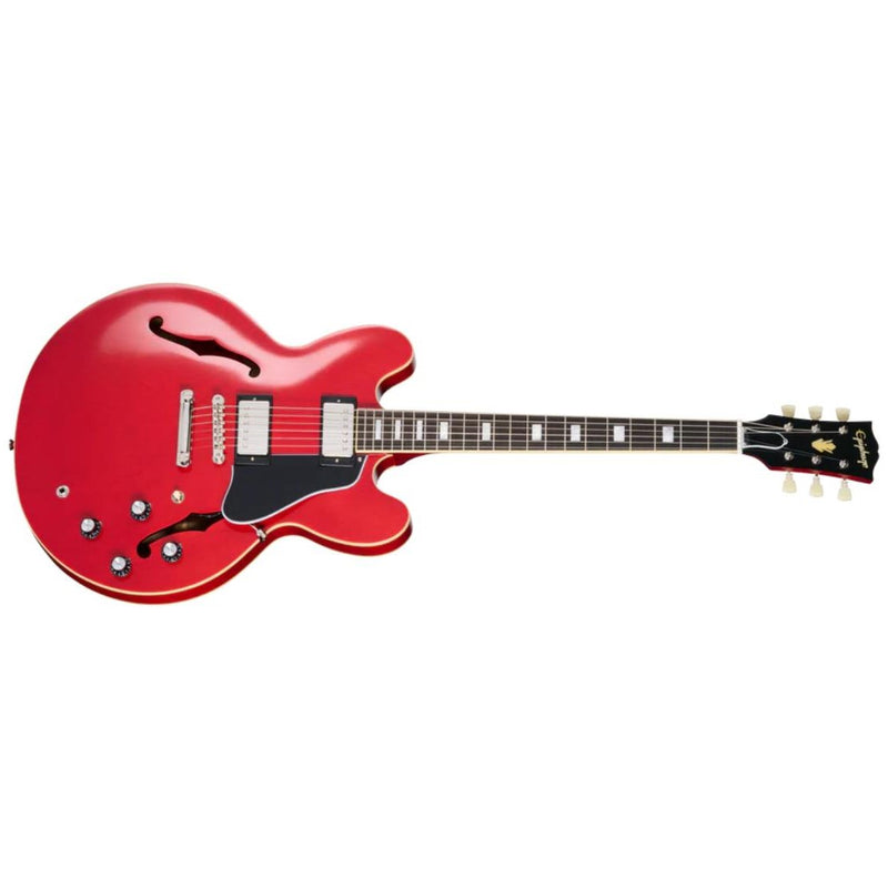 Epiphone 1962 ES-335 Reissue Inspired by Gibson Custom Semi-Hollow Guitar w/ Hardshell Case - Sixties Cherry