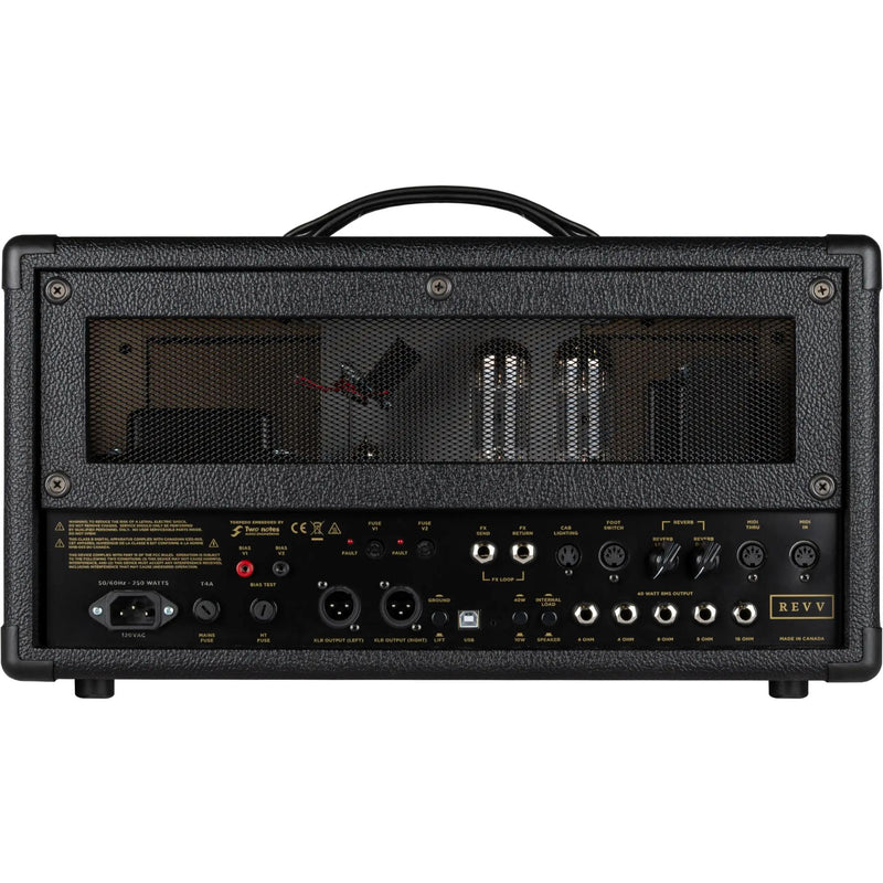 Revv Dynamis D40 2-channel 40/10-Watt Tube Guitar Amplifier Head