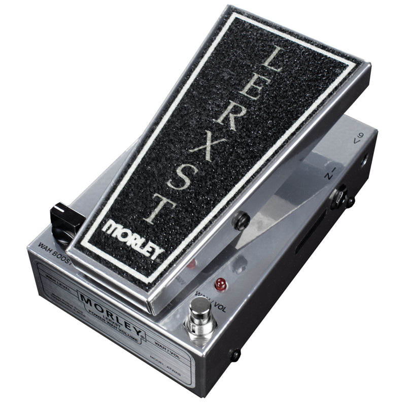 Lerxst ATWAS All The World’s A Stage Wah / Volume Pedal w/ Hand-Signed Backstage Laminate - Chrome
