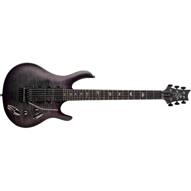 PRS SE Chleo Herman Li Signature Guitar - Charcoal Purple Burst