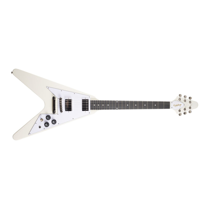Epiphone Inspired by Gibson Original Flying V 70s Guitar w/ Gig Bag - Classic White