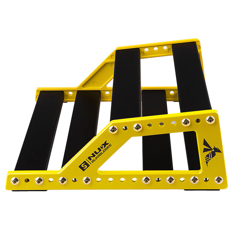 NUX NPB-S Bumblebee Customizable 2-Tier Pedal Board w/ Carry Bag - Small