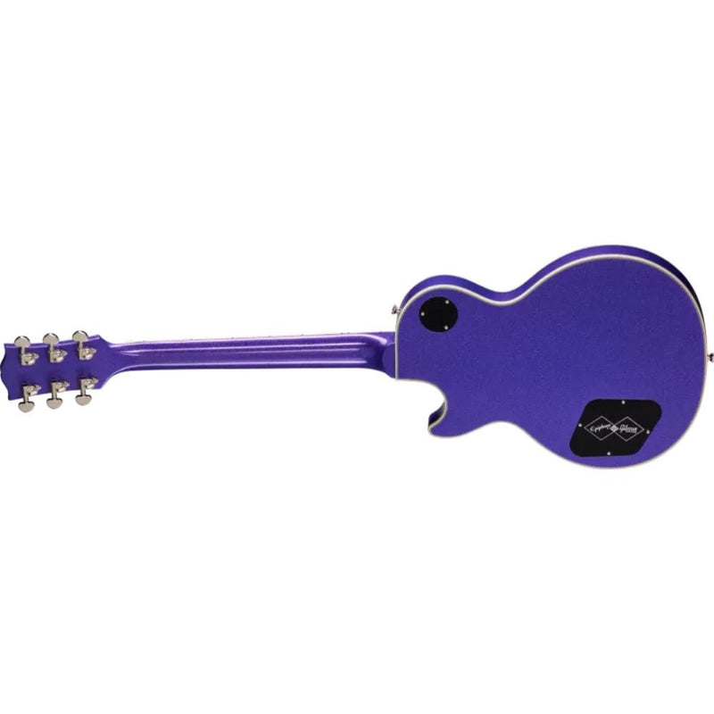 Epiphone Inspired by Gibson Custom Les Paul Custom Guitar w/ Hardshell Case - Amethyst Sparkle
