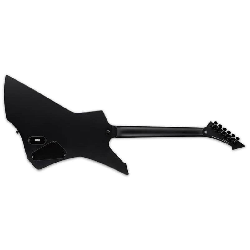 ESP LTD James Hetfield Signature Snakebyte Left-Handed Guitar w/ EMG JH Set Pickups & Hardshell Case - Black Satin