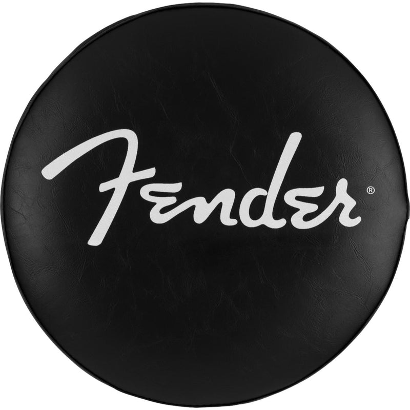 Fender Spaghetti Logo Pick Pouch Barstool - Black/Chrome - 30in