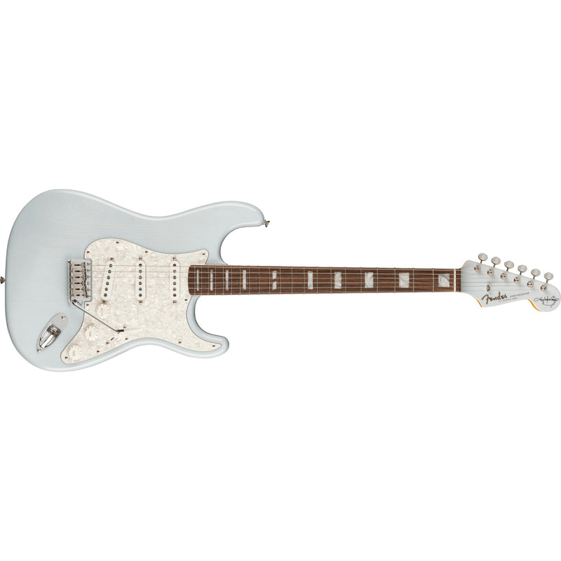 Fender Kenny Wayne Shepherd Signature Stratocaster Guitar w/ Hardshell Case - Transparent Faded Sonic Blue