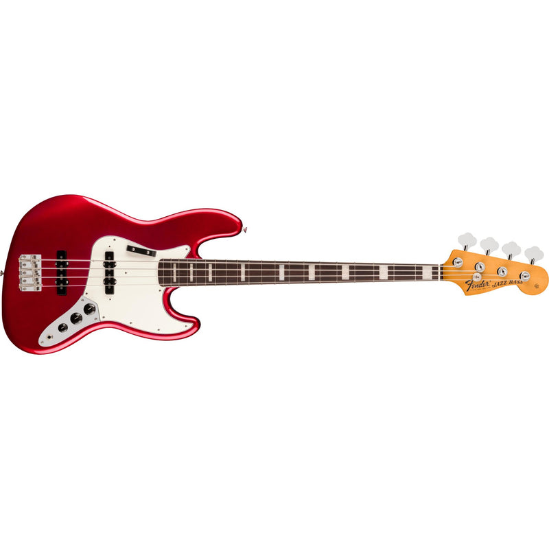 Fender Vintera III Early 70s Jazz Bass w/ Gig Bag - Candy Apple Red