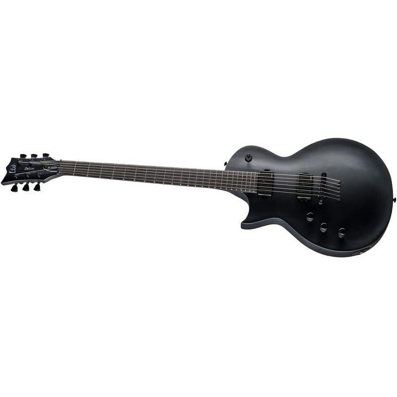 ESP LTD Eclipse EC-1000 Baritone Left Handed Guitar w/ Fishman Fluence Pickups - Charcoal Metallic Satin