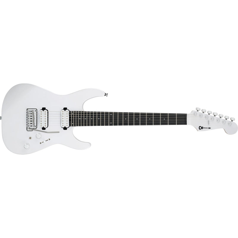 Charvel Pro-Mod Plus 7-String Limited Edition DK24-7 HH 2PT EB Guitar w/ Seymour Duncan Pickups & Gig Bag - Celestial Silk