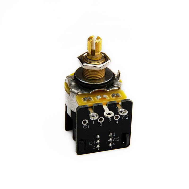 Bare Knuckle Custom 550K Push/Pull Short Shaft Potentiometer - Slow "J" 30% Audio Taper