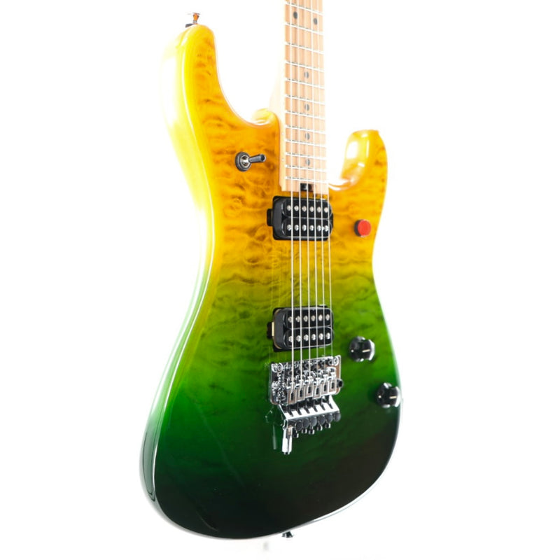 EVH 5150 Series DX Deluxe QM Baked Maple Neck Guitar w/ Gig Bag - Limeade Zest