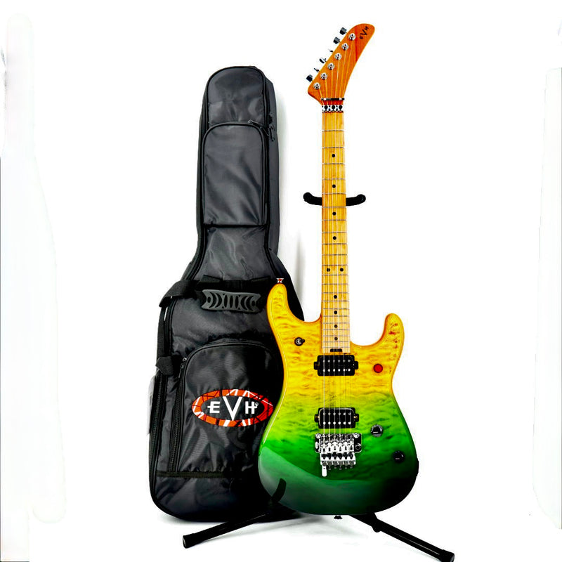 EVH 5150 Series DX Deluxe QM Baked Maple Neck Guitar w/ Gig Bag - Limeade Zest