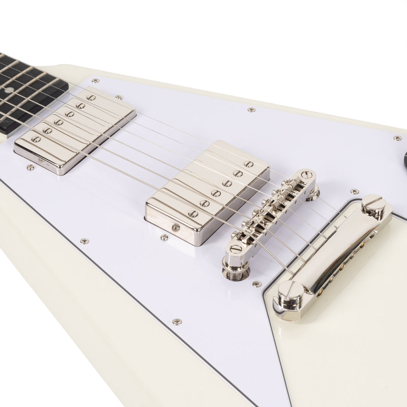 Epiphone Inspired by Gibson Original Flying V 70s Guitar w/ Gig Bag - Classic White