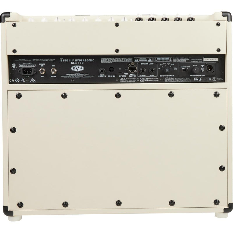 EVH 5150III Hypersonic 6L6 50 Watt 1x12" Guitar Amplifier Combo - Ivory
