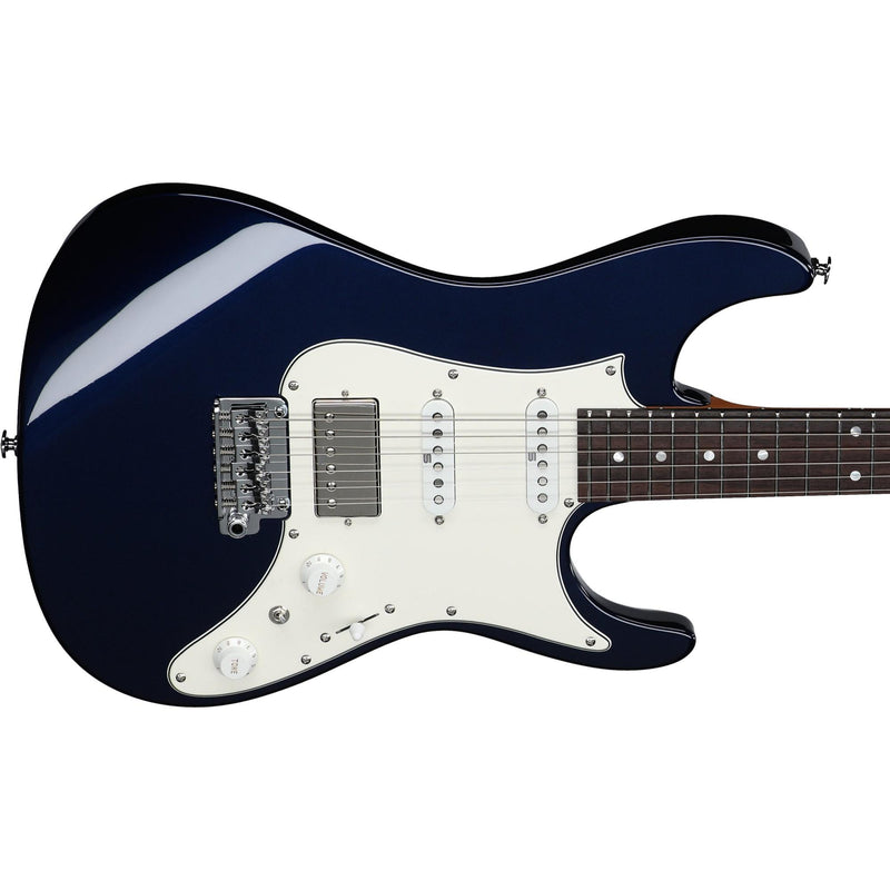 Ibanez AZ2204NW AZ Prestige Guitar w/ Seymour Duncan Pickups & Hardshell Case - Dark Tide Blue