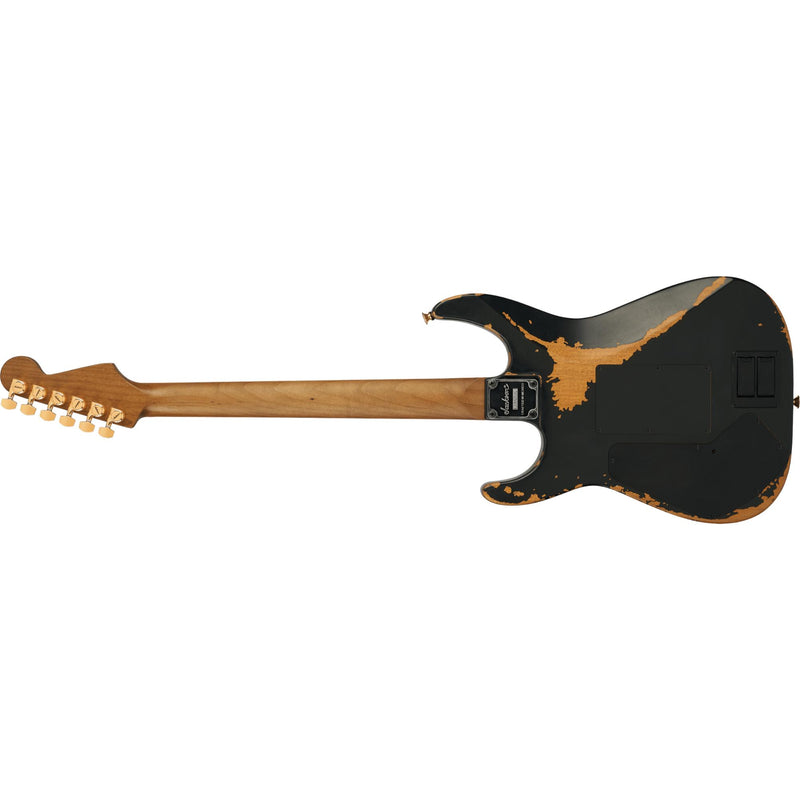 Jackson Pro Series Phil Collen Signature PC1-E Dinky w/ Sustainer & Foam Core Case - Worn Black