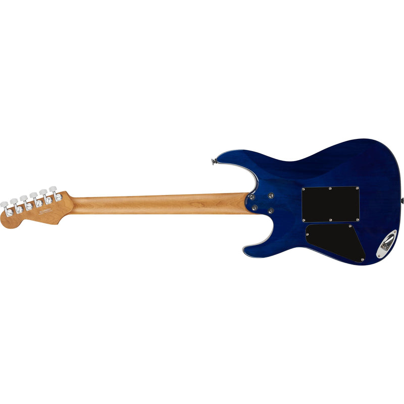 Charvel Pro-Mod Plus DK24 HH 2PT EB QM Guitar w/ Seymour Duncan Pickups & Gig Bag - Chlorine Burst