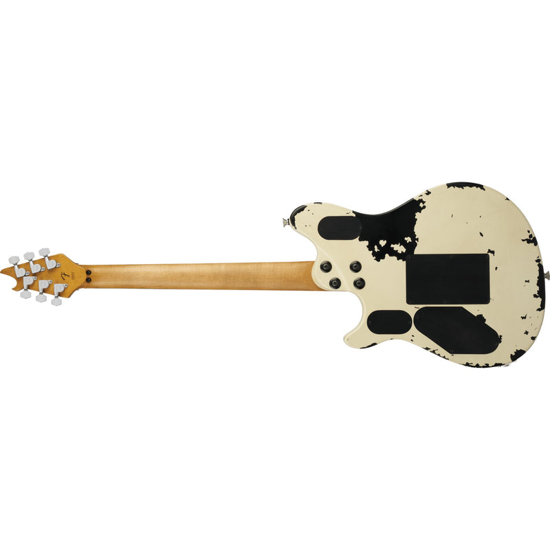 EVH Limited Edition Wolfgang Special Striped Series Guitar w/ Gig Bag - Distressed Ivory