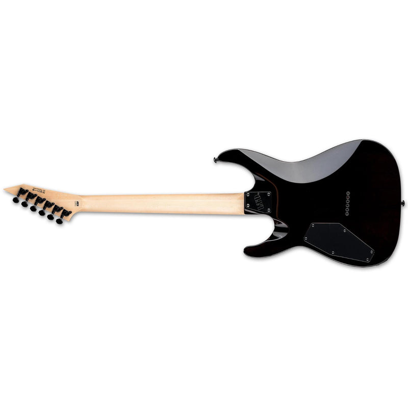 ESP LTD MH-200HT/QM Guitar - Dark Brown Sunburst