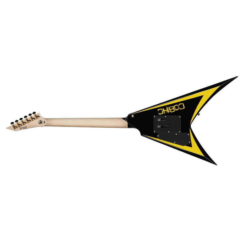 ESP LTD Alexi Laiho Signature 20th Anniversary Arrowhead Guitar w/ EMG Pickup & Hardshell Case - Black with Yellow Bevels