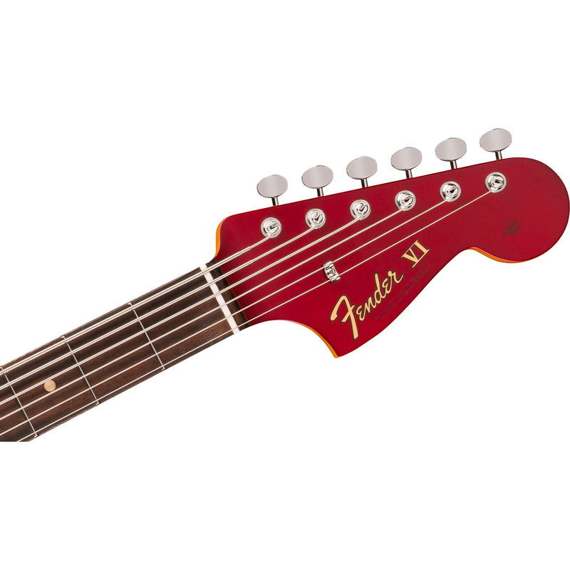 Fender Vintera III Early 60s Bass VI 6-String Bass w/ Gig Bag - Candy Apple Red