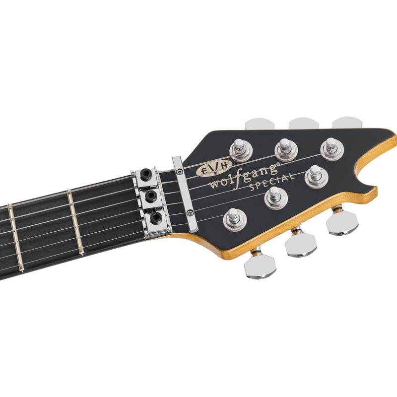 EVH Limited Edition Wolfgang Special Striped Series Guitar w/ Gig Bag - Red Black and White Aged