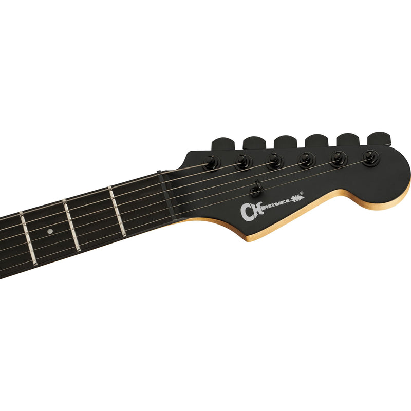 Charvel Pro-Mod Plus Dinky DK24 HH HT EB w/ Seymour Duncan Pickups & Gig Bag - Black Ash