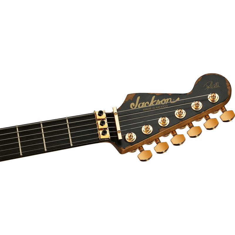 Jackson Pro Series Phil Collen Signature PC1-E Dinky w/ Sustainer & Foam Core Case - Worn Black
