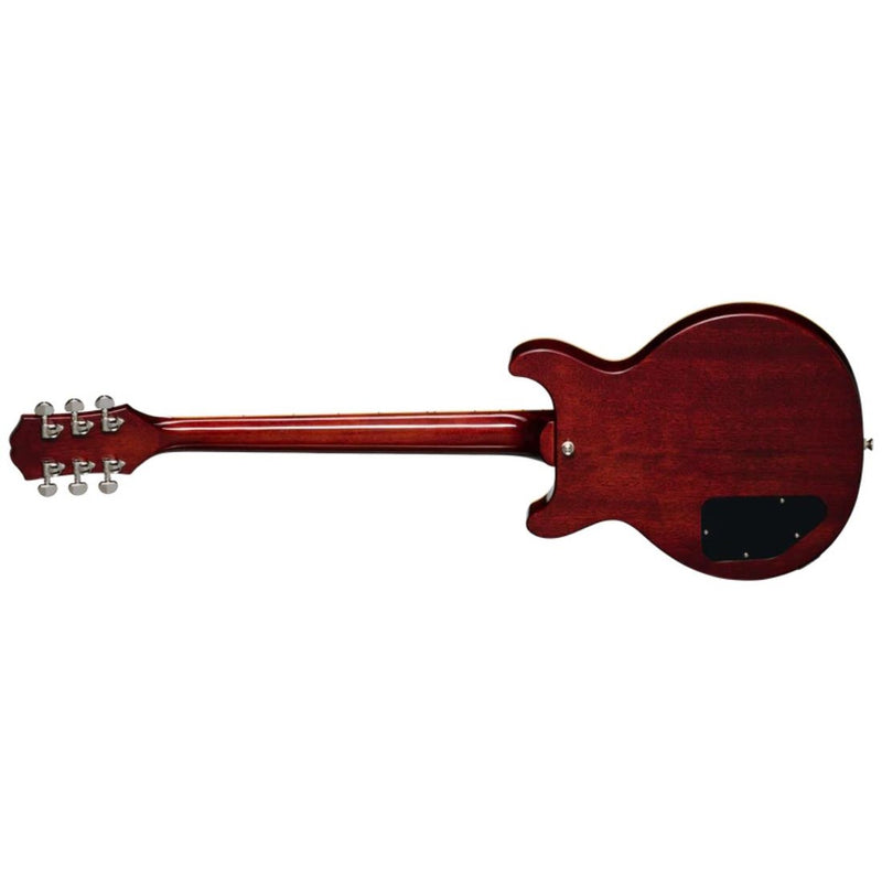 Epiphone Les Paul Special Double Cut Figured Guitar w/ Humbucker Pickups & Gig Bag - Bourbon Burst